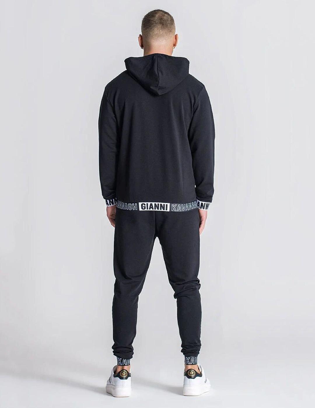 Sudadera Abierta GIANNI KAVANAGH EDGE - Negro