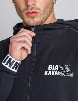 Sudadera Abierta GIANNI KAVANAGH EDGE - Negro