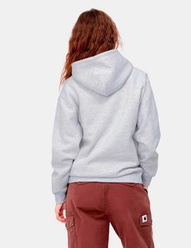 Sudadera Capucha W' Carhartt -Ash Heather / Rocket