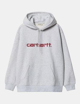 Sudadera Capucha W' Carhartt -Ash Heather / Rocket