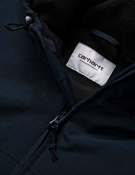 Cazadora CARHARTT HOODED SAIL Dark Navy White