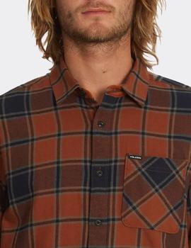 Camisa VOLCOM CADEN PLAID - Mocha