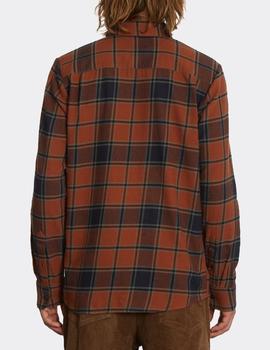 Camisa VOLCOM CADEN PLAID - Mocha