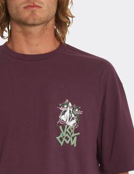 Camiseta VOLCOM SKTRATZ LSE - Mulberry