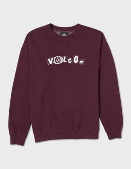 Sudadera Crew VOLCOM NO RECESS LSE - Mulberry