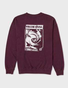 Sudadera Crew VOLCOM NO RECESS LSE - Mulberry