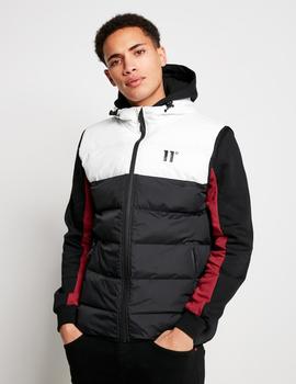 Chaleco PANELLED BLOCK PUFFER - Black / White