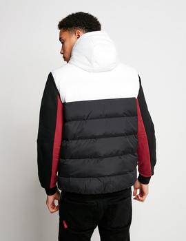 Chaleco PANELLED BLOCK PUFFER - Black / White