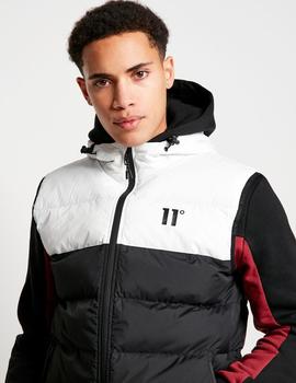 Chaleco PANELLED BLOCK PUFFER - Black / White