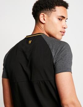 Cta. CUT AND SEW PIPED MUSCLE FIT - Black / Charcoal