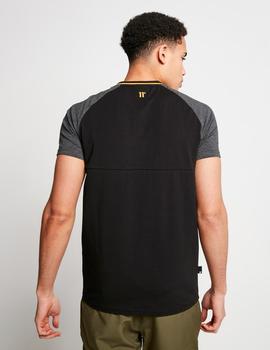 Cta. CUT AND SEW PIPED MUSCLE FIT - Black / Charcoal
