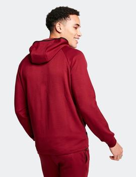 Sudadera Abierta 11 DEGREES ZIP DETAIL - Pomegranate