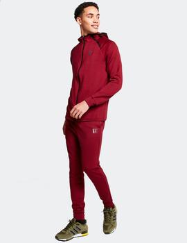 Sudadera Abierta 11 DEGREES ZIP DETAIL - Pomegranate