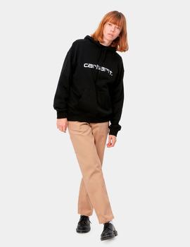 Sudadera Capucha W' CARHARTT SWEAT - Black / White