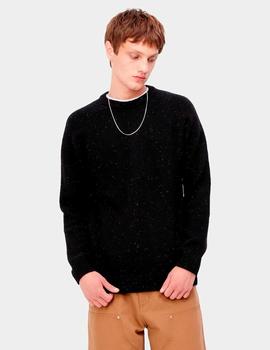 Jersey CARHARTT ANGLISTIC - Speckled Black