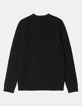 Jersey CARHARTT ANGLISTIC - Speckled Black