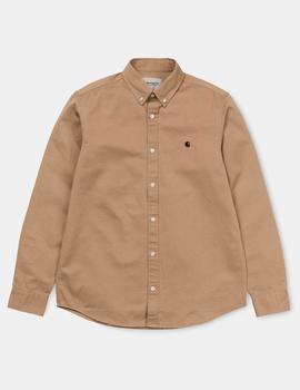 Camisa CARHARTT MADISON - Leather / Black