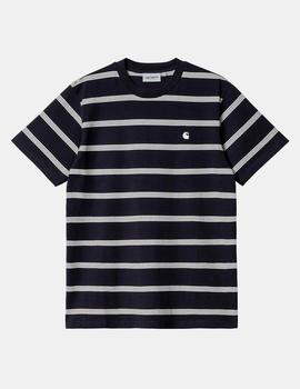 Camiseta CARHARTT GLOVER - Dark Navy / Wax / Wax