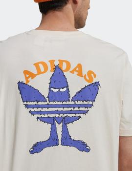 Camiseta ADIDAS FUN SS  - Beige