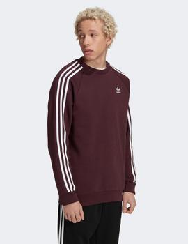 Sudadera Crew ADIDAS 3-STRIPES - Granate