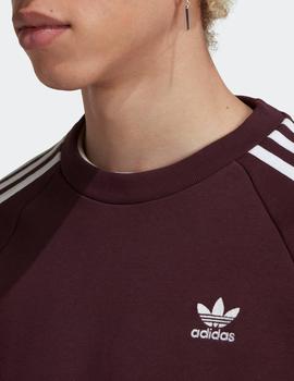 Sudadera Crew ADIDAS 3-STRIPES - Granate