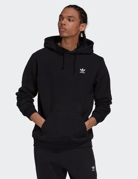 Sudadera Capucha ADIDAS TREFOIL - Negro/Blanco