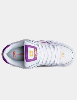 Zapatillas GLOBE TILT - White/Purple/Yellow
