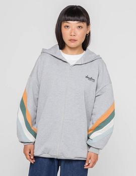 Sudadera Abierta KAOTIKO WALKER  - Gray/Apricot/Cloud