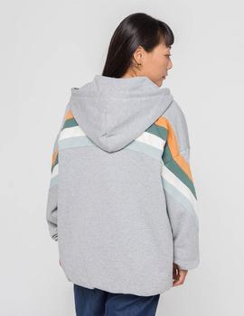 Sudadera Abierta KAOTIKO WALKER  - Gray/Apricot/Cloud