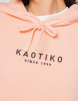 Sudadera Capucha KAOTIKO VANCOUVER - Coral Soft