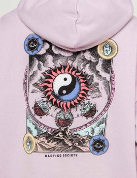 Sudadera KAOTIKO ECLIPSE - Lila Pastel