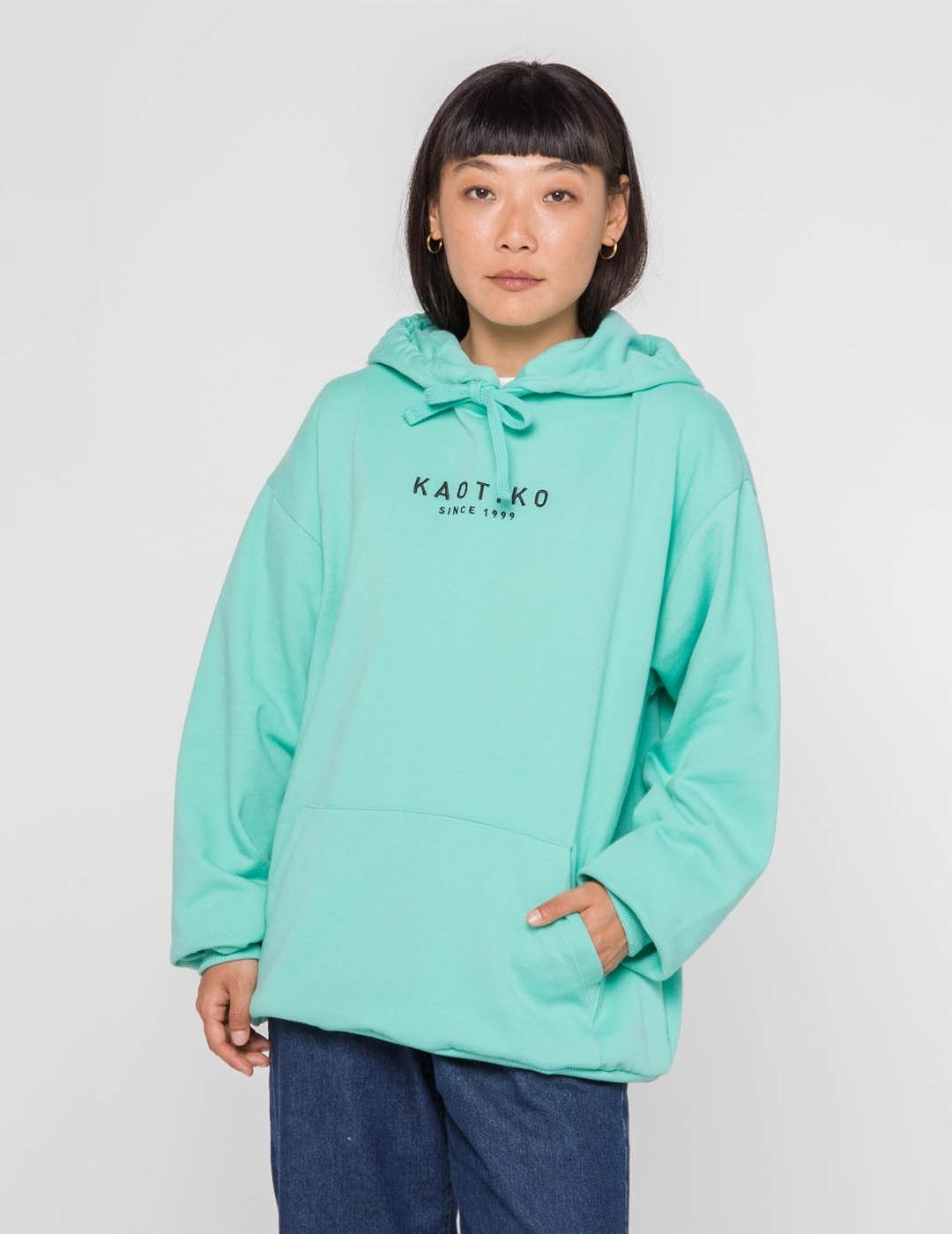 Sudadera Capucha KAOTIKO VANCOUVER - Sea Green
