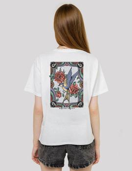 Camiseta KAOTIKO WASHED BIRD  - White