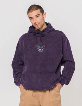 Sudadera Capucha KAOTIKO WASHED RA - Lila