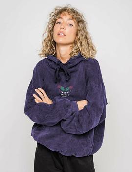 Sudadera Capucha KAOTIKO WASHED RA - Lila