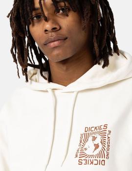 Sudadera Capucha DICKIES MARBURY   - Ecru