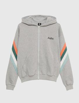 Sudadera Abierta KAOTIKO WALKER  - Gray/Apricot/Cloud