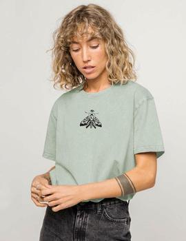 Camiseta KAOTIKO WASHED MOTH  - Pale Green