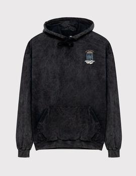 Sudadera Capucha KAOTIKO WASHED TEMPLE  - Black