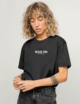 Camiseta KAOTIKO WASHED BLESS YOU - Black