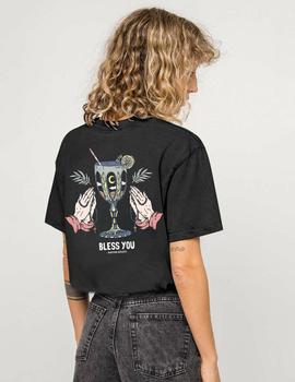 Camiseta KAOTIKO WASHED BLESS YOU - Black