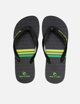 Chanclas Rip Curl LANEWAY Black