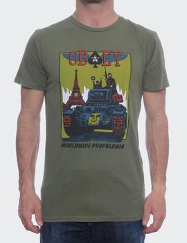 Camiseta Obey KRUSHIN WORLDWIDE - Dark olive