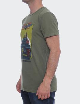 Camiseta Obey KRUSHIN WORLDWIDE - Dark olive