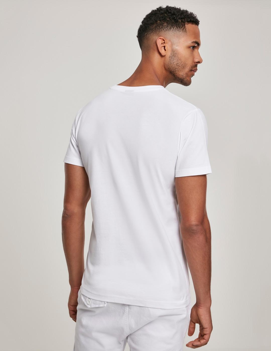 Camiseta MISTERTEE TUPAC AFTERGLOW - Blanco