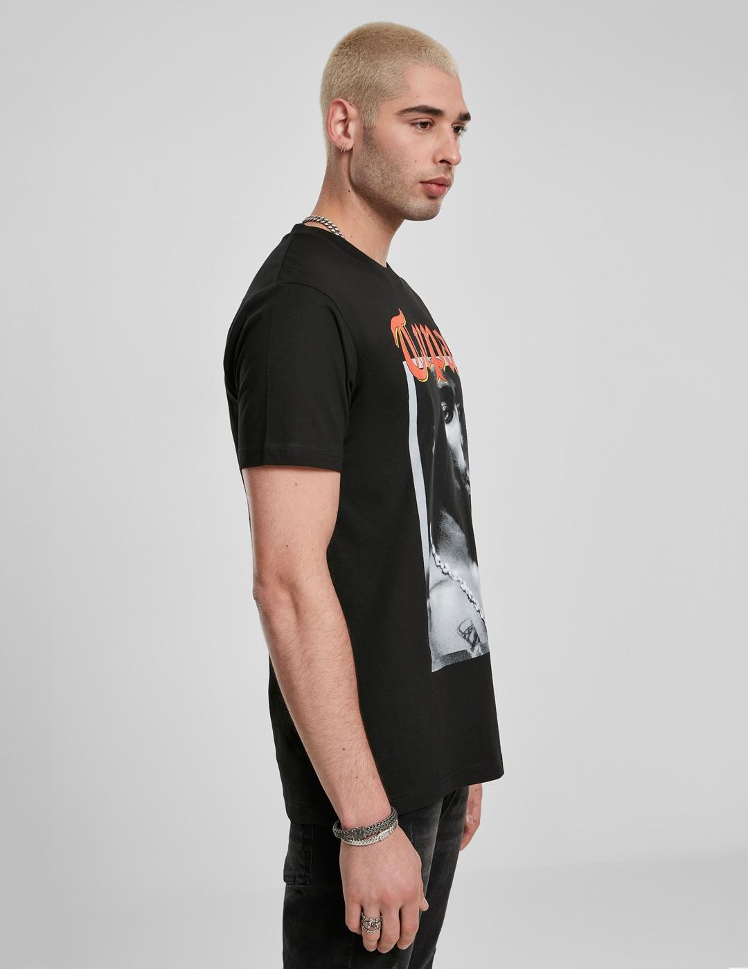 Camiseta MISTERTEE TUPAC CALIFORNIA LOVE - Negro