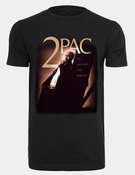 Camiseta MISTERTEE TUPAC ME AGAINST THE WORLD COVER - Negro