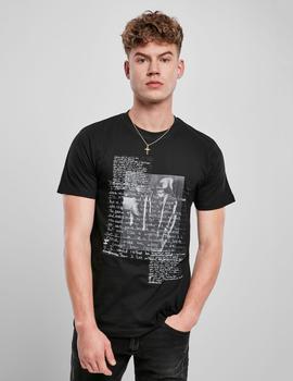 Camiseta MISTERTEE TUPAC LYRICS - Negro