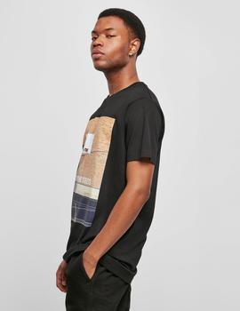 Camiseta MISTERTEE RAISED BY THE STREETS - Negro