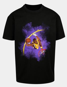 Camiseta MISTERTEE BASKETBALL CLOUDS 2.0 - Negro